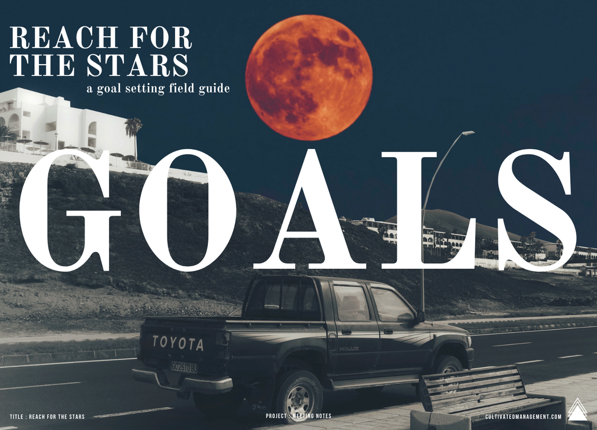 Goal Setting Field Guide - an a 4 letter idea to build better goals