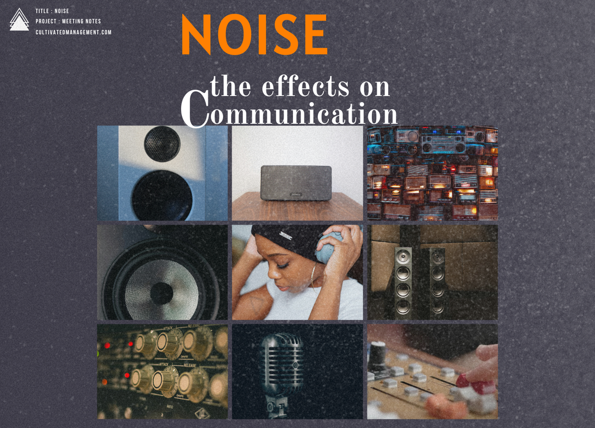 The four different types of noise when communicating