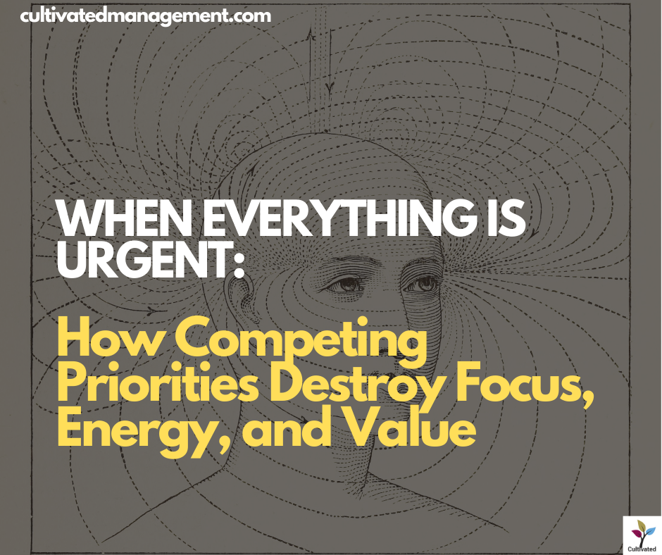 When Everything Is Urgent: How Competing Priorities Destroy Focus, Energy, and Value