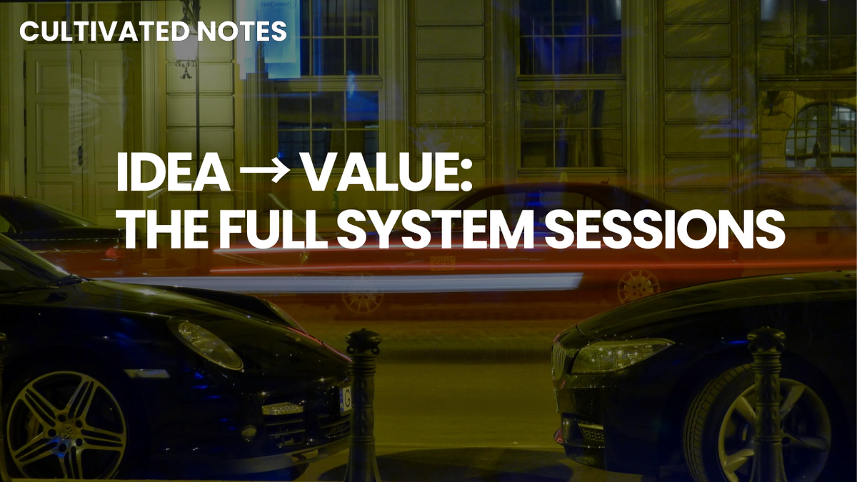 The Idea → Value Lens