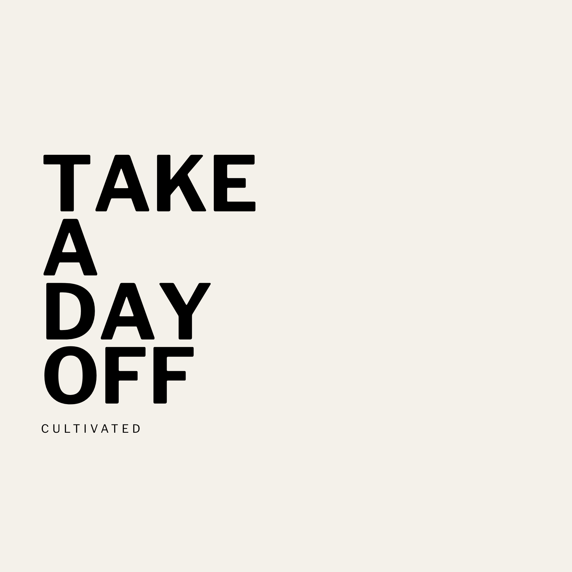 Take a Day Off — A Reflective Book About Work, Life, and Paying Attention