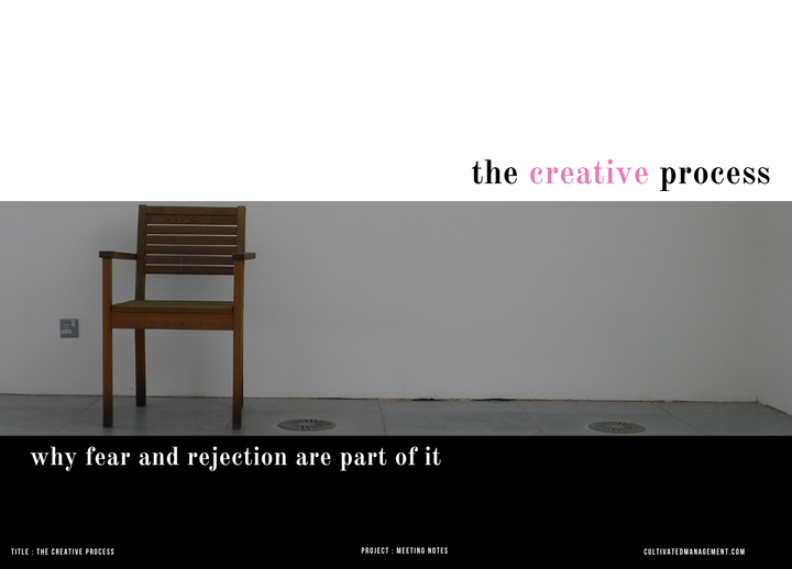 The Creative Process - why rejection and fear are part of it