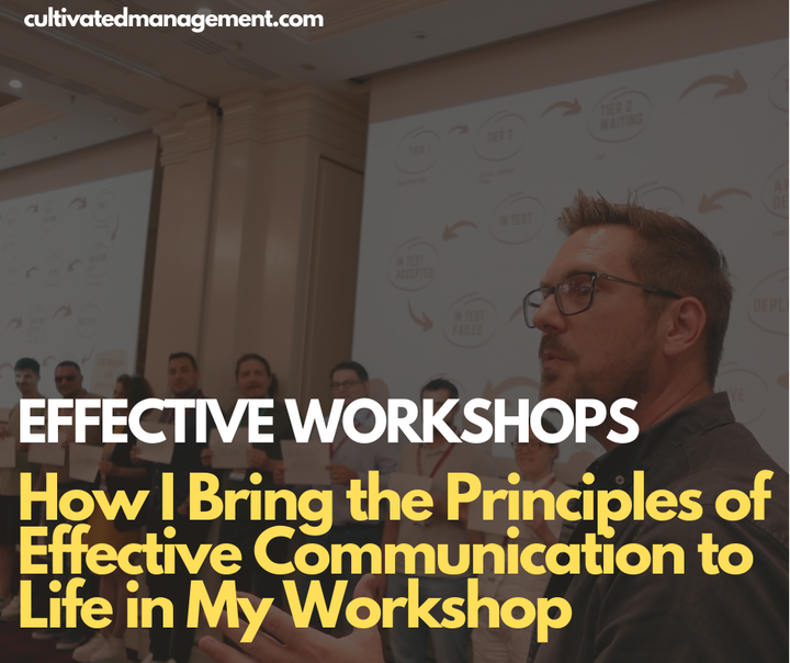 Picture of Rob Lambert presenting in a workshop - with the words Effective Workshop overlaid