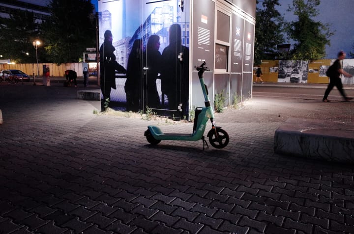 A scooter in Berlin, Germany