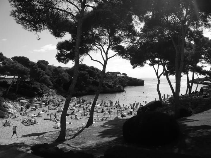 A photo of a beach in Greece