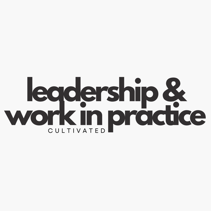 Leadership and Work in Practice