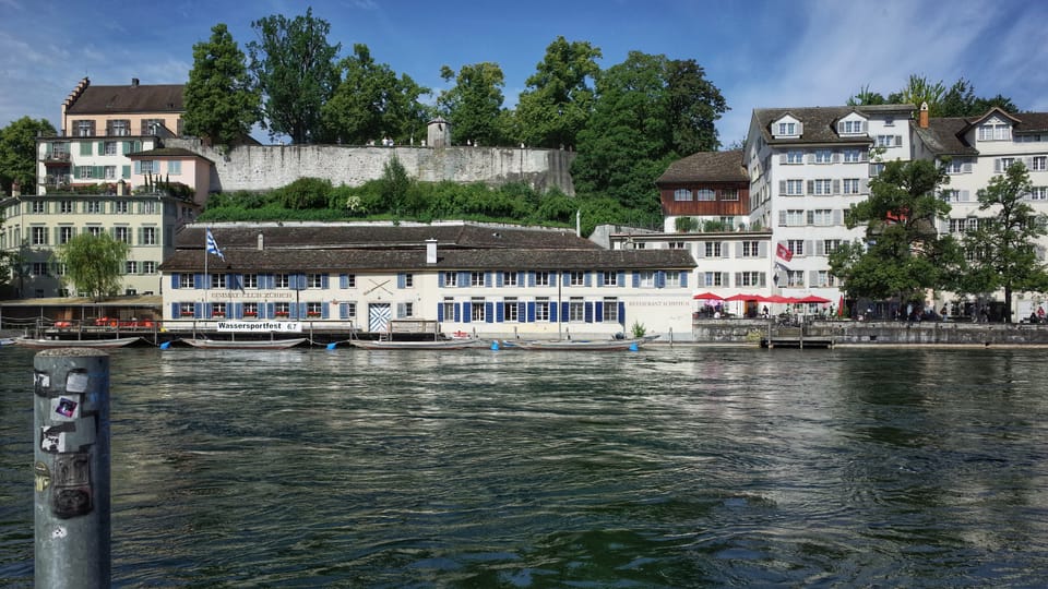 The riverside in Zurich