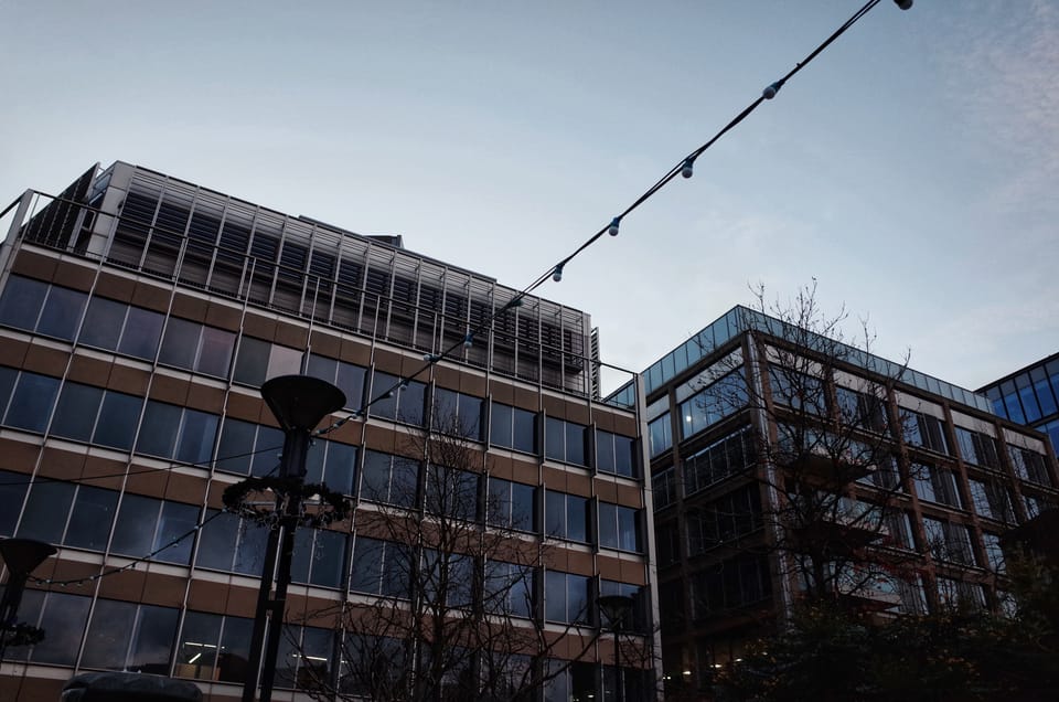 Office buildings in Sheffield, England