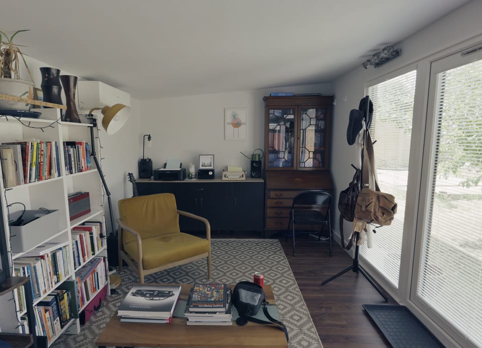 A photo of a calm studio for space and time