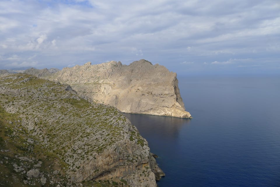 A photo of cliffs in Greece.