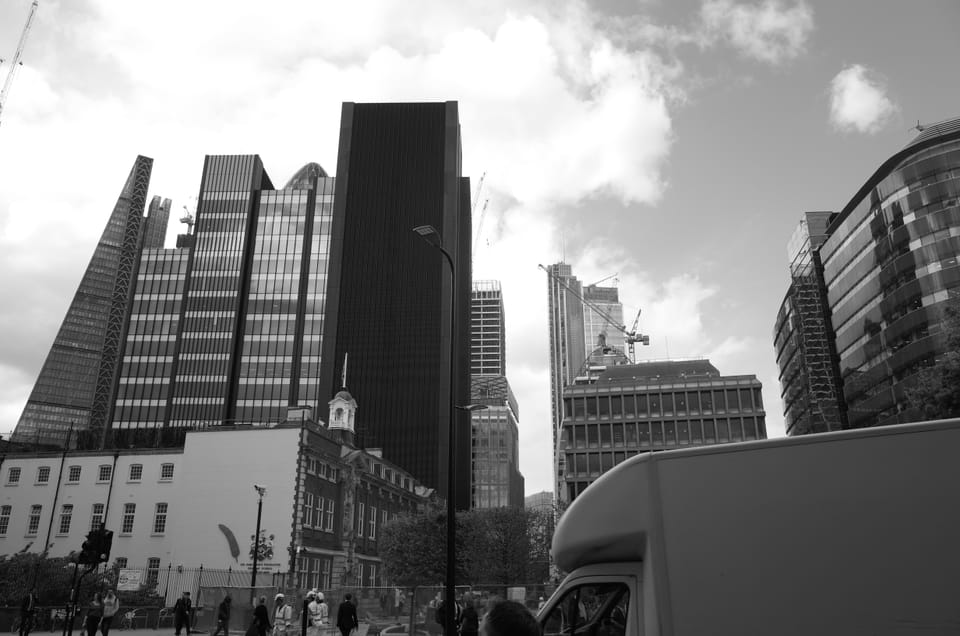 A photo of the London Skyline