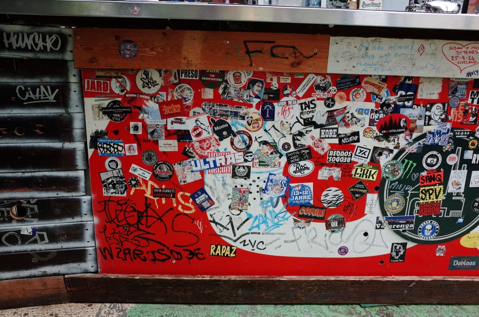 A photo of a Ruin Bar in Budapest, Hungary