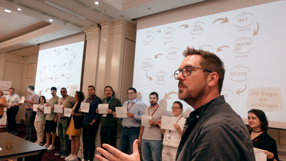 Rob Lambert facilitating a workshop